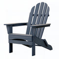 Adirondack-Gartenstuhl 79 x 83 x 95 cm Kunststoff Dunkelblau mit Armlehnen